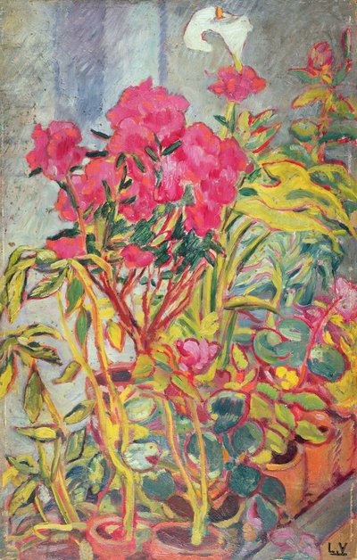 Azalie, ok. 1918 r. (olej na desce) autorstwa Louis Valtat