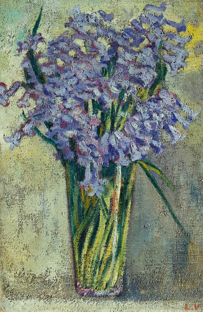 Szklany wazon z kwiatami, ok. 1910 r. (olej na płótnie) autorstwa Louis Valtat
