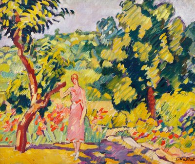 W ogrodzie artysty w Choisel, ok. 1935 r. (olej na płótnie) autorstwa Louis Valtat
