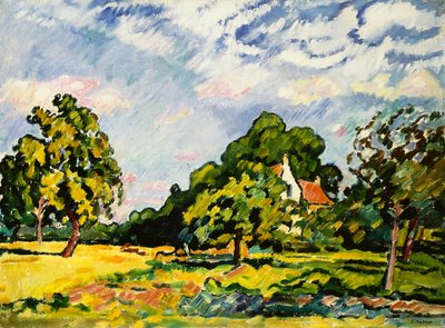 Krajobraz w Normandii autorstwa Louis Valtat