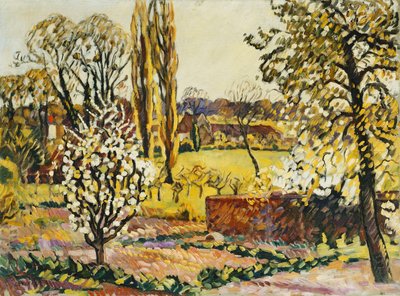 Krajobraz Choisela; Krajobraz Choisel, ok. 1914 r. (olej na płótnie) autorstwa Louis Valtat