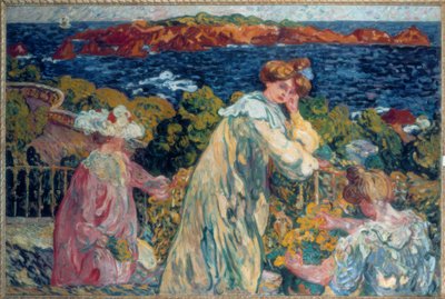 Louis Valtat, "Kobiety na balkonie" / olej na płótnie, 1905 autorstwa Louis Valtat