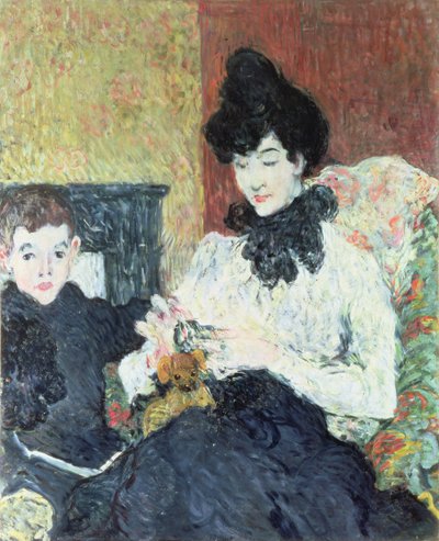 Madame Doubrere i jej syn autorstwa Louis Valtat
