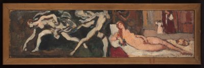 Studia po Wenus z Urbino Tycjana i Wyścig Atalanty Guido Reniego, stworzone podczas wystawy "Sztuka włoska" w Petit Palais. autorstwa Louis Valtat