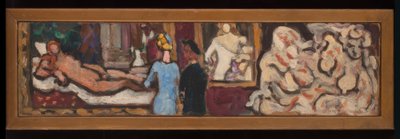 Studia nad Wenus z Urbino Tycjana i florą, stworzone podczas wystawy "Sztuka włoska" w Petit Palais. autorstwa Louis Valtat