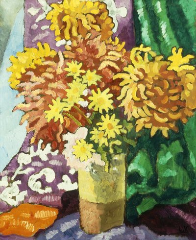 Wazon z daliami, ok. 1935 r. (olej na płótnie) autorstwa Louis Valtat