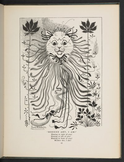 Jestem sztuką nowoczesną, jestem, od s.45, Louis Wain Annual autorstwa Louis Wain