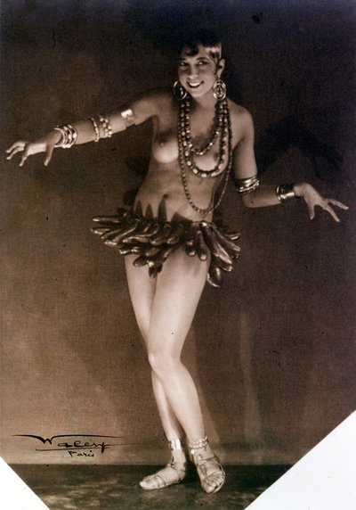 Josephine Baker i Banany. Lata 20. XX wieku. Fot. Lucien Walery (1863-1935). autorstwa Louis Walery