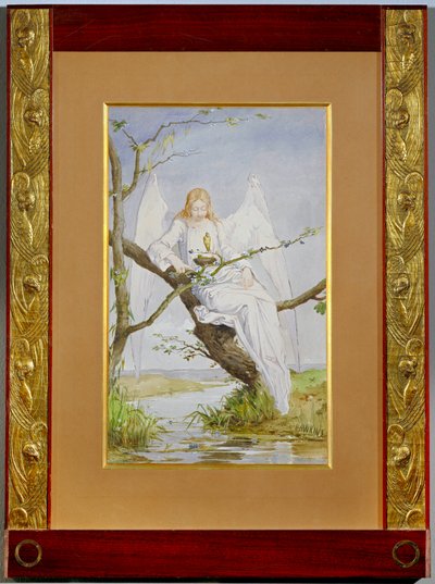 Modlitwa do Boga (akwarela na papierze) autorstwa Louis Welden Hawkins