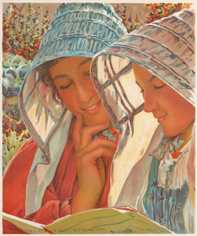 Czytelnicy autorstwa Louis Welden Hawkins
