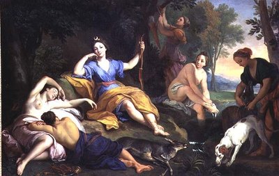 Odpoczynek Diany autorstwa Louis de (1654 1733) Boullongne