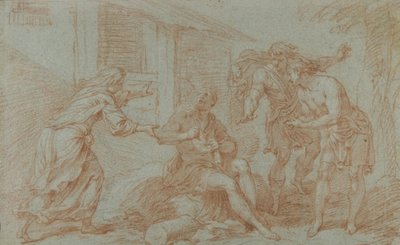 Sokrates biorąc zatruty puchar autorstwa Louis de Boullogne the Younger