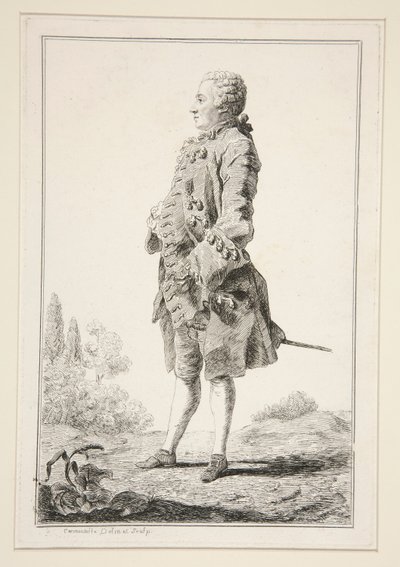 Baron Bezenval autorstwa Louis de Carmontelle