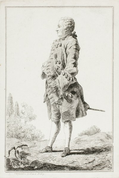 Baron Besenval autorstwa Louis de Carmontelle