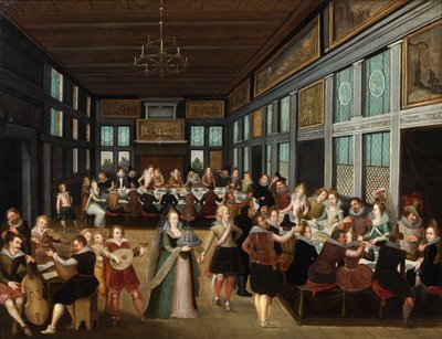 Bankiet weselny autorstwa Louis de Caullery