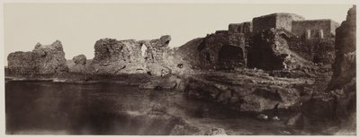 Kaalat el Athlit, Syria, Widok od strony morza autorstwa Louis de Clercq