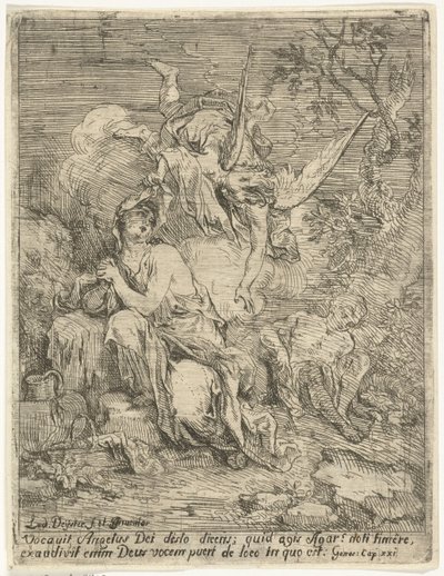 Hagar i Ismael na pustyni autorstwa Louis de Deyster