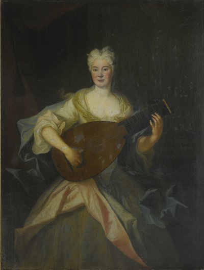 Portret Anny Konstancji, hrabiny Cosel 1680-1765, z domu von Brockdorff autorstwa Louis de Silvestre