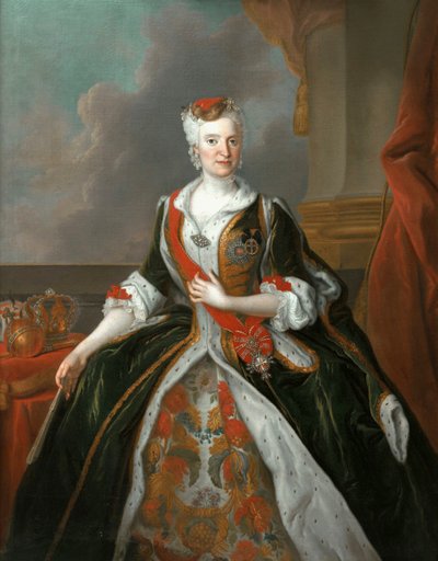 Portret Marii Józefy Austriackiej autorstwa Louis de Silvestre