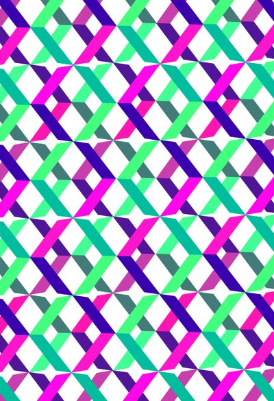 Krzyże geometryczne, 2014, (Digital Media) autorstwa Louisa Hereford
