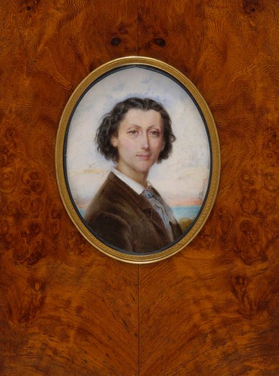 Portret kompozytora Franciszka Liszta 1811-1886, 1836. autorstwa Louise Besnard née Vaillant
