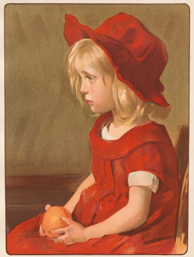 Dziewczyna z pomarańczą autorstwa Louise Breslau