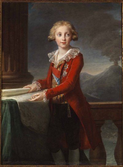 Portret króla Franciszka I z Obojga Sycylii 1777-1830 , 1790. autorstwa Elisabeth Louise Vigee Lebrun