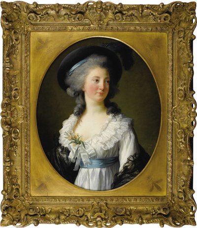 Portret Madame de Moreton hrabiny Chabrillan, 1782. autorstwa Elisabeth Louise Vigee Lebrun