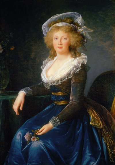 Portret Marii Teresy z Neapolu i Sycylii 1772-1807, c. 1790. autorstwa Elisabeth Louise Vigee-Lebrun
