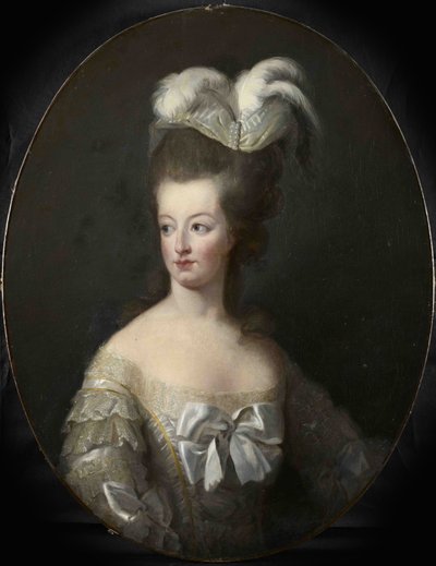 Portret królowej Marii Antoniny z Francji 1755-1793. autorstwa Elisabeth Louise Vigee Lebrun