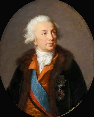 Portret hrabiego Iwana Iwanowicza Szuwałowa 1727-1797, c. 1796. autorstwa Elisabeth Louise Vigee Lebrun