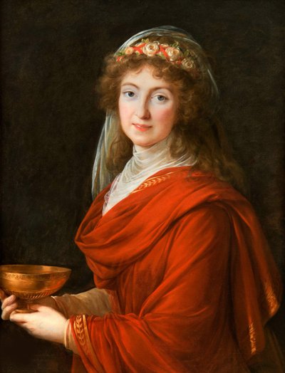 Portret hrabiny Siemontkowskiej-Bystry, 1793. autorstwa Elisabeth Louise Vigee Lebrun