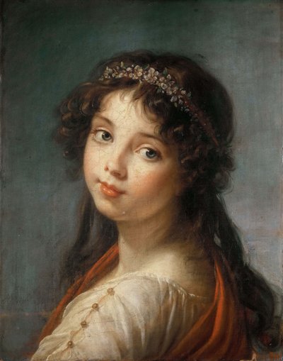 Portret córki artysty Jeanne-Lucie-Louise, dite Julie, 1792. autorstwa Elisabeth Louise Vigee Lebrun