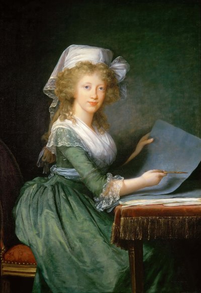 Księżniczka Luisa Maria z Neapolu i Sycylii 1773-1802, c. 1790. autorstwa Elisabeth Louise Vigee-Lebrun