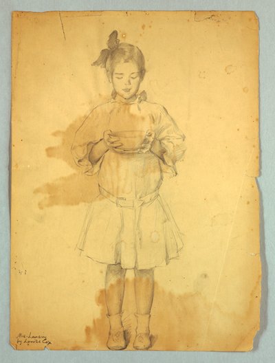 Dziewczyna z miską autorstwa Louise Howland King Cox