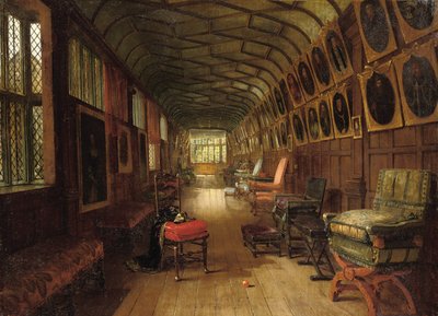 Brązowa Galeria, Knole, Kent autorstwa Louise Ingram Rayner