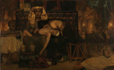 Śmierć pierworodnego syna faraona Śmierć pierworodnego syna faraona autorstwa Lourens Alma Tadema