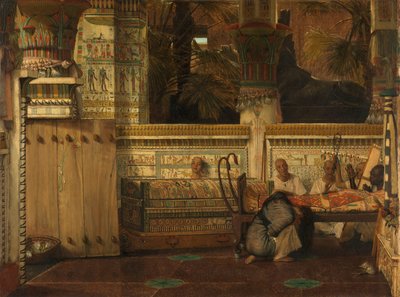 Egipska wdowa autorstwa Lourens Alma Tadema
