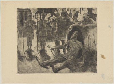 Aleksander i Diogenes autorstwa Lovis Corinth