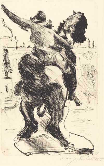 Posąg Amazonki..., 1916. autorstwa Lovis Corinth