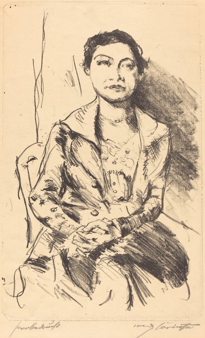 Anneliese Halbe autorstwa Lovis Corinth
