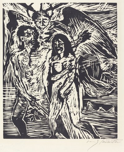 Wypędzenie z raju Wypędzenie z raju, 1919. autorstwa Lovis Corinth
