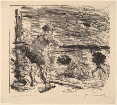 Badeanstalt Łaźnia, 1920. autorstwa Lovis Corinth