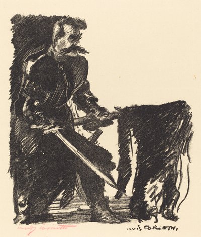 Chorąży, 1915. autorstwa Lovis Corinth