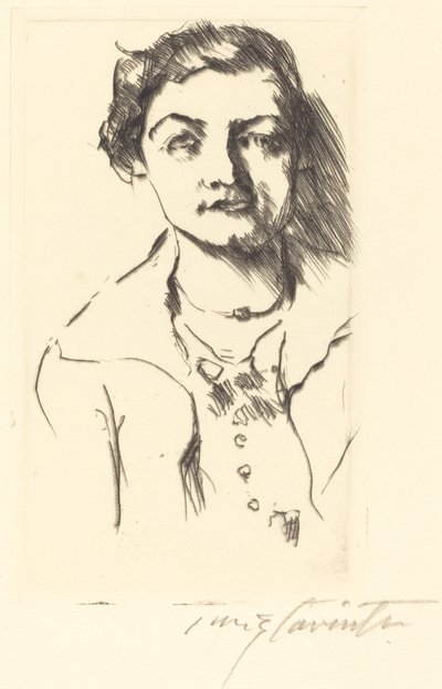 Portret młodej kobiety — Anneliese Halbe autorstwa Lovis Corinth