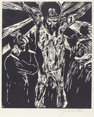 Chrystus na krzyżu (Ukrzyżowanie) autorstwa Lovis Corinth