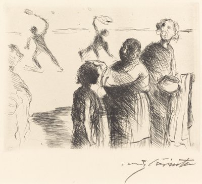 Gastmahl z Trimalchio: pl. II Bankiet Trimalchio: pl. II, 1919. autorstwa Lovis Corinth
