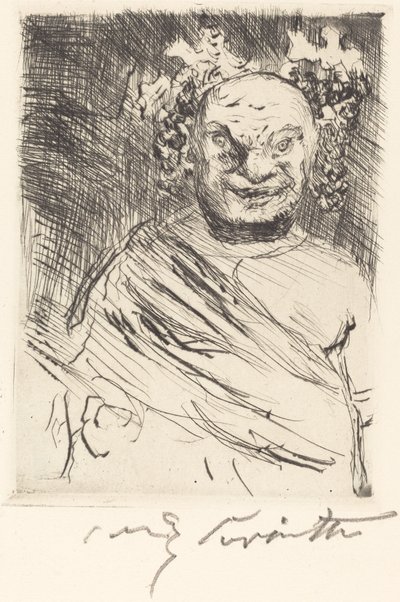 Gastmahl z Trimalchio: pl. I (Uczta z Trimalchio: pl. I) autorstwa Lovis Corinth