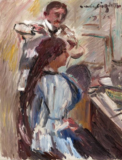 Fryzjer autorstwa Lovis Corinth