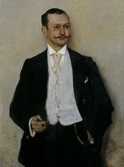 Tam maluje Carl Strathmann autorstwa Lovis Corinth